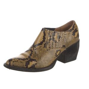 Chloe Snakeskin Boots- size 37.5